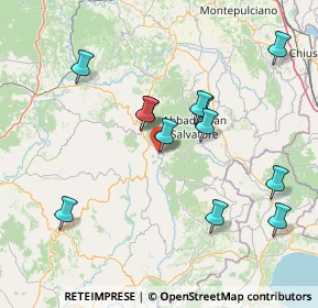 Mappa Via del Poggetto, 58037 Santa Fiora GR, Italia (15.78)