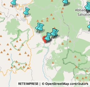 Mappa Via del Poggetto, 58037 Santa Fiora GR, Italia (5.564)