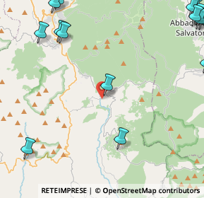 Mappa Via del Poggetto, 58037 Santa Fiora GR, Italia (7.35933)