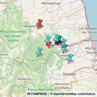 Mappa Via Salaria Superiore, 63100 Mozzano AP, Italia (9.51077)