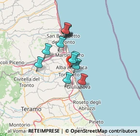 Mappa Via XXVIII Settembre, 64011 Alba Adriatica TE, Italia (9.77333)