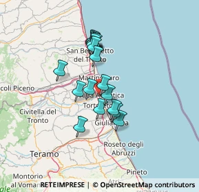 Mappa Via XXVIII Settembre, 64011 Alba Adriatica TE, Italia (10.95316)