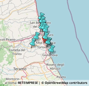 Mappa Via XXVIII Settembre, 64011 Alba Adriatica TE, Italia (8.30769)