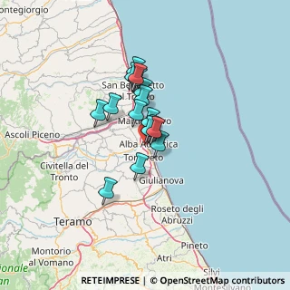 Mappa Via XXVIII Settembre, 64011 Alba Adriatica TE, Italia (8.62875)