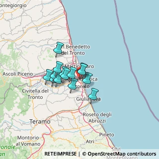 Mappa Via XXVIII Settembre, 64011 Alba Adriatica TE, Italia (8.76)