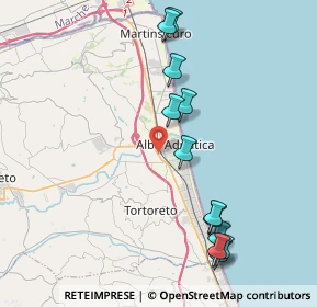 Mappa Via XXVIII Settembre, 64011 Alba Adriatica TE, Italia (4.88769)