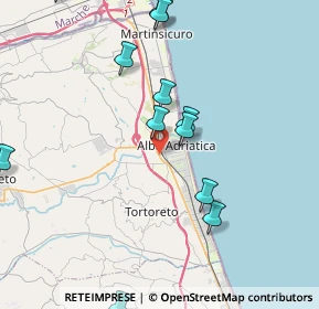 Mappa Via XXVIII Settembre, 64011 Alba Adriatica TE, Italia (4.76917)