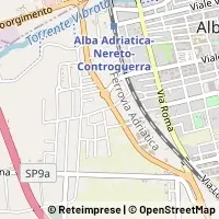 Mapa Alba Adriatica