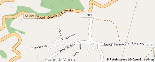 Mappa Folignano