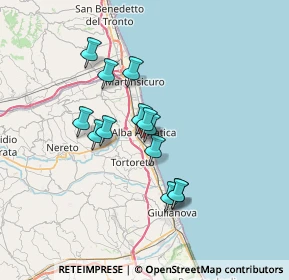 Mappa Via Verona, 64011 Alba Adriatica TE, Italia (5.55692)