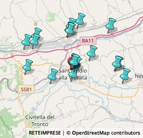 Mappa Piazza Europa, 64016 Sant'Egidio alla Vibrata TE, Italia (3.3135)