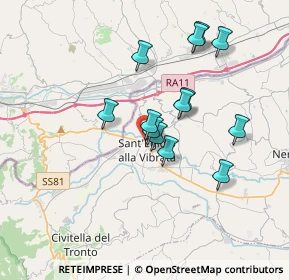 Mappa Piazza Duca Abruzzi, 64016 Sant'Egidio alla Vibrata TE, Italia (3.15846)