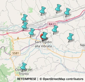 Mappa Piazza Europa, 64016 Sant'Egidio alla Vibrata TE, Italia (3.93273)