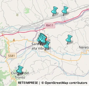 Mappa Via Collina, 64016 Sant'Egidio alla Vibrata TE, Italia (3.0975)