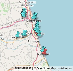 Mappa Via Legnano, 64011 Alba Adriatica TE, Italia (6.6)