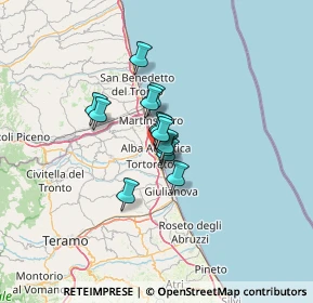Mappa Via Legnano, 64011 Alba Adriatica TE, Italia (7.25615)
