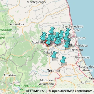 Mappa Via Foggia, 63084 Folignano AP, Italia (9.55529)