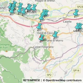 Mappa Via Foggia, 63084 Folignano AP, Italia (3.351)