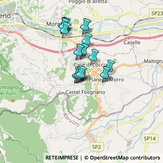 Mappa Via Foggia, 63084 Folignano AP, Italia (1.536)