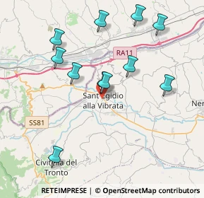 Mappa Via P. Ovidio Nasone, 64016 Sant'Egidio alla Vibrata TE, Italia (4.14273)