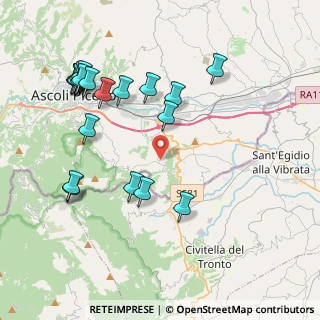 Mappa Via Gianni Torsellini, 63084 Folignano AP, Italia (4.7)