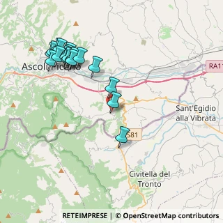 Mappa Via Ferrara, 63084 Folignano AP, Italia (4.66105)