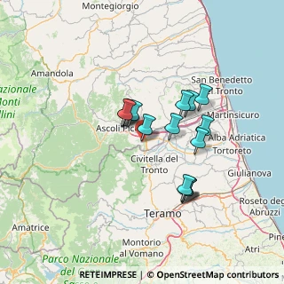 Mappa Via Gianni Torsellini, 63084 Folignano AP, Italia (11.17188)