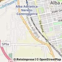 Map Alba Adriatica