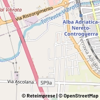 Mapa Alba Adriatica