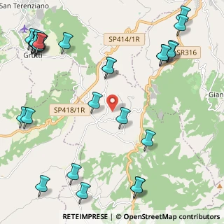 Mappa SP 421, 06056 Massa Martana PG, Italia (3.25517)