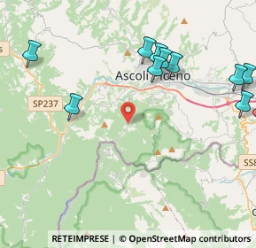 Mappa SP Valle Castellana, 63100 Ascoli Piceno AP, Italia (5.32727)