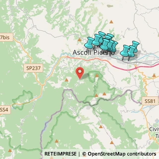 Mappa SP Valle Castellana, 63100 Ascoli Piceno AP, Italia (4.43667)