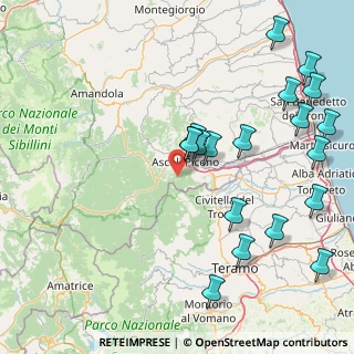 Mappa SP Valle Castellana, 63100 Ascoli Piceno AP, Italia (20.47789)