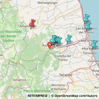 Mappa SP Valle Castellana, 63100 Ascoli Piceno AP, Italia (20.05636)
