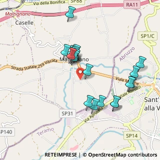 Mappa Via Piano Selva, 63084 Maltignano AP, Italia (0.9095)