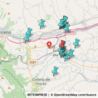 Mappa Via Piano Selva, 63084 Maltignano AP, Italia (3.783)