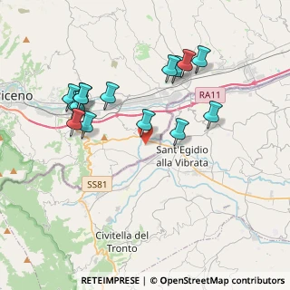 Mappa Via Piano Selva, 63084 Maltignano AP, Italia (4.00933)