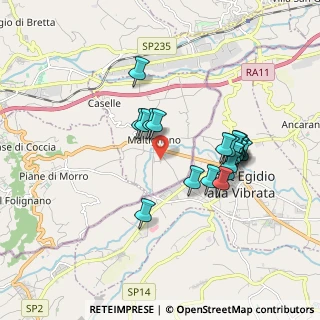 Mappa Via Piano Selva, 63084 Maltignano AP, Italia (1.6745)