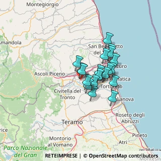 Mappa Str. Vicinale Casette, 64010 Ancarano TE, Italia (9.91)