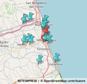 Mappa Via delle Orchidee, 64011 Alba Adriatica TE, Italia (5.92313)