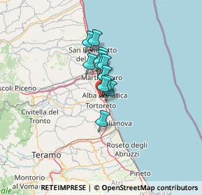 Mappa Via delle Orchidee, 64011 Alba Adriatica TE, Italia (7.26)