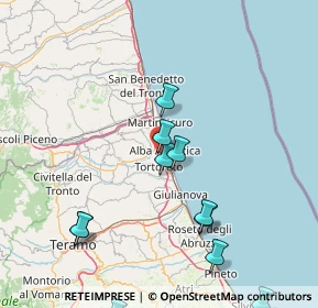 Mappa Via delle Orchidee, 64011 Alba Adriatica TE, Italia (18.96818)
