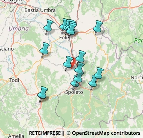 Mappa Via Ponte Basso, 06049 Trevi PG, Italia (13.22882)
