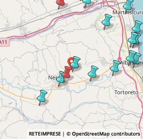 Mappa Via Beniamino Manoia, 64013 Corropoli TE, Italia (6.171)