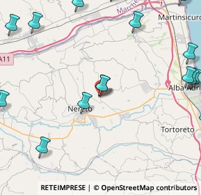 Mappa Via Beniamino Manoia, 64013 Corropoli TE, Italia (6.9535)