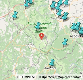 Mappa Via Monte Valletta, 06046 Norcia PG, Italia (25.1065)