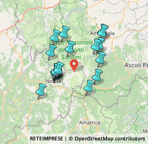 Mappa Via Monte Valletta, 06046 Norcia PG, Italia (12.11167)