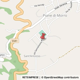 Mappa Via s. antonio 19/a, 63040 Folignano, Ascoli Piceno (Marche)