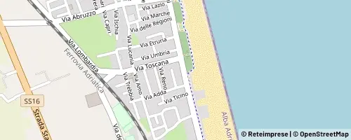 Mappa Alba Adriatica