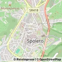 Karte Spoleto